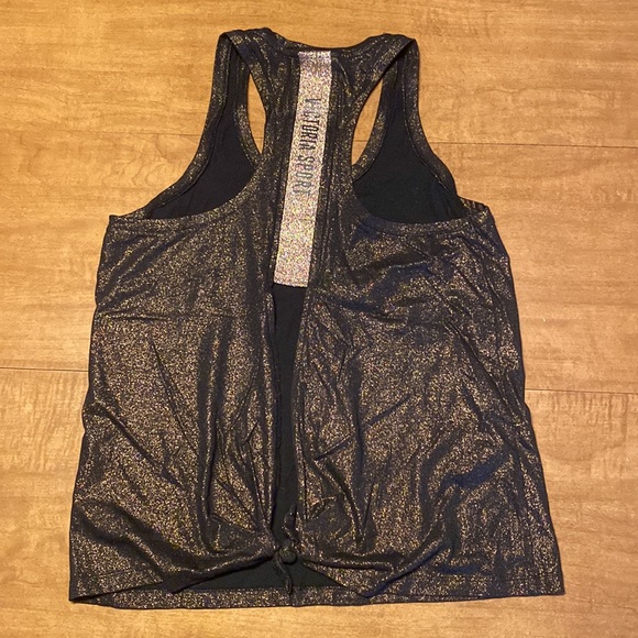 Victoria's Secret Gold Sparkle Tank Top - Picture 2 of 2